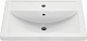 ASB-Woodline Мебель для ванной Венеция 70 подвесная белая патина серебро – фотография-40